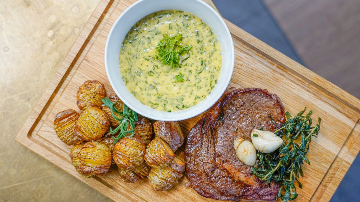 Homemade bearnaise sauce