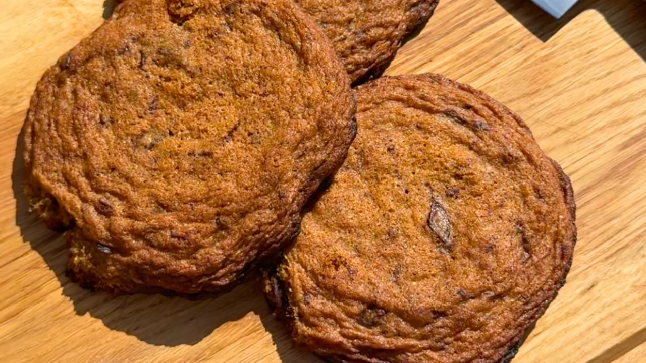 Cookies lavet på grill