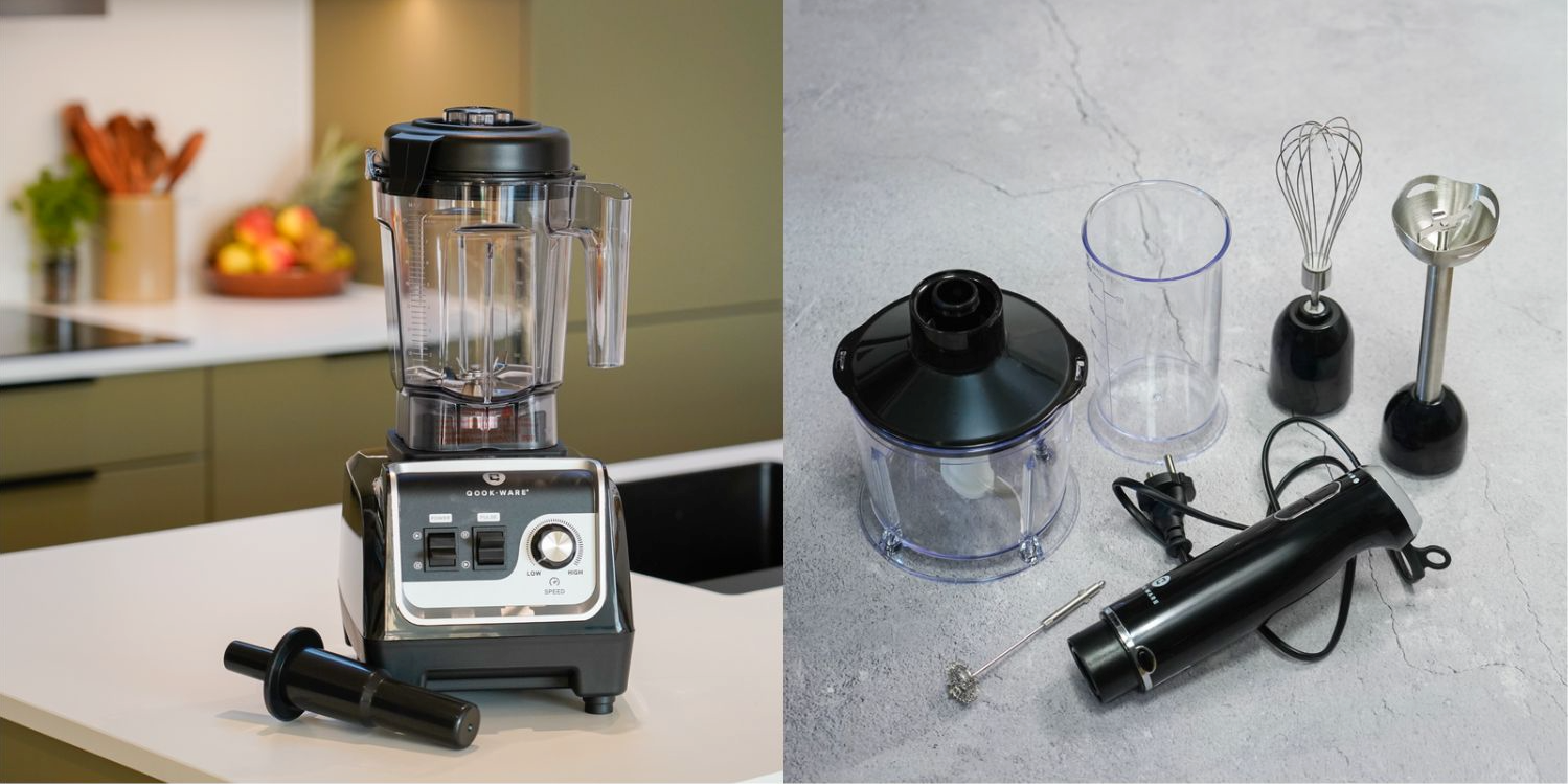 Blender vs. stavblender — hvornår skal du bruge hvad?