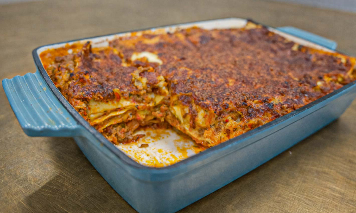 Lasagne med mornaysauce