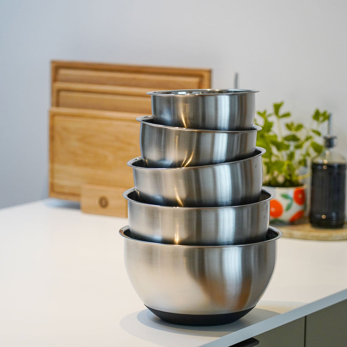 Skålesæt med låg fra Qookware