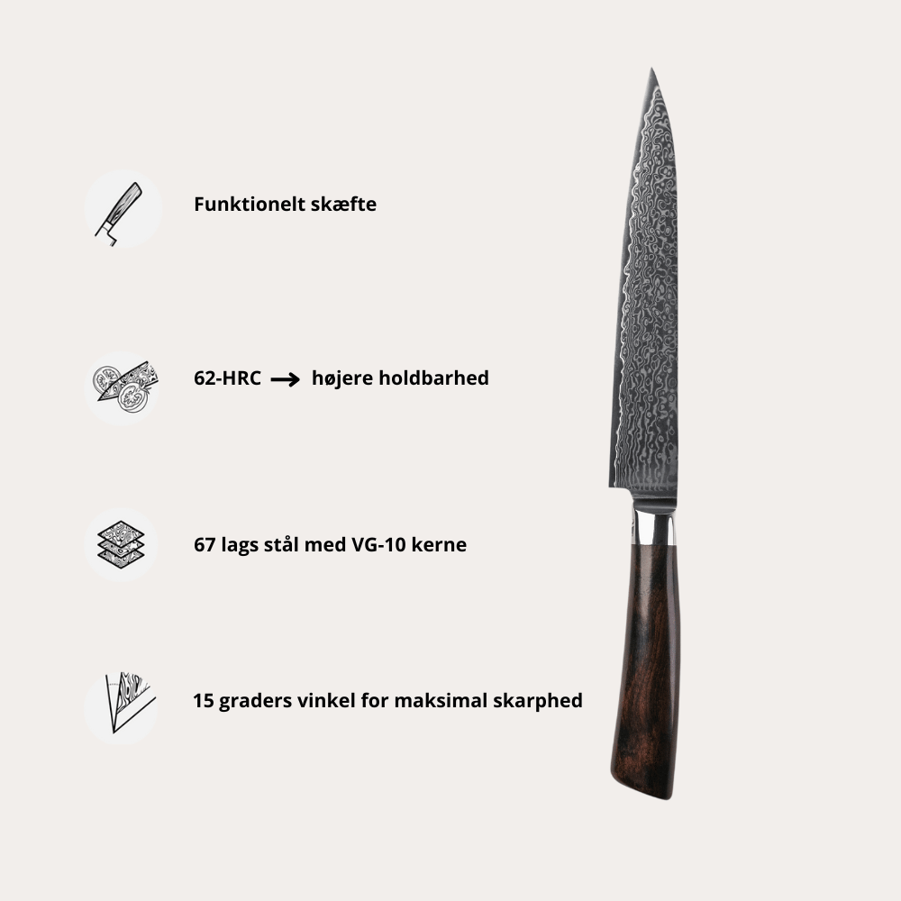 Forskærerkniv Rose fra Qookware