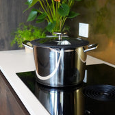 Rustfri gryde med låg, 6,5 liter, ChefGrade fra Qookware