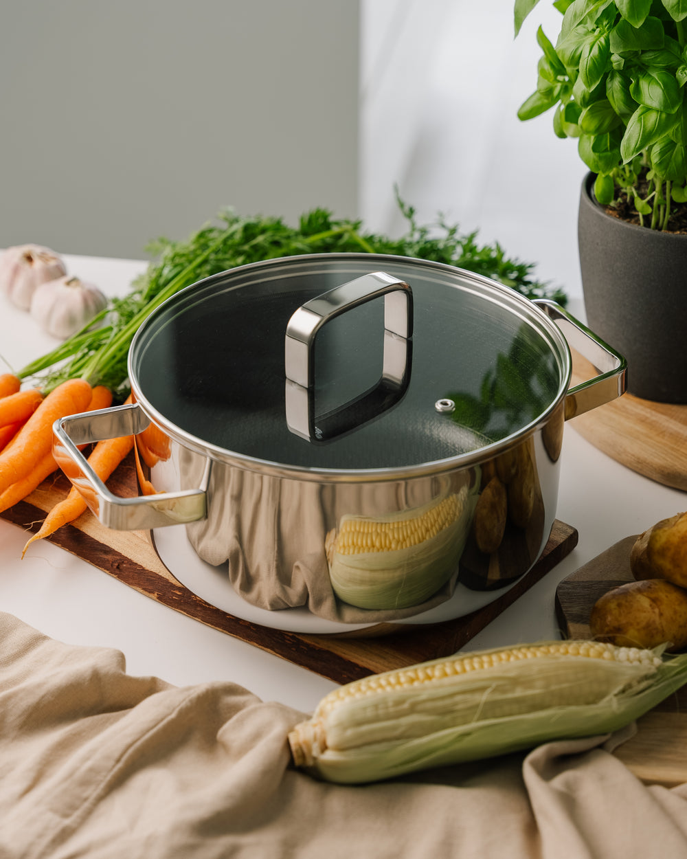 6-ply Fusion gryde 5,2 liter fra Qookware