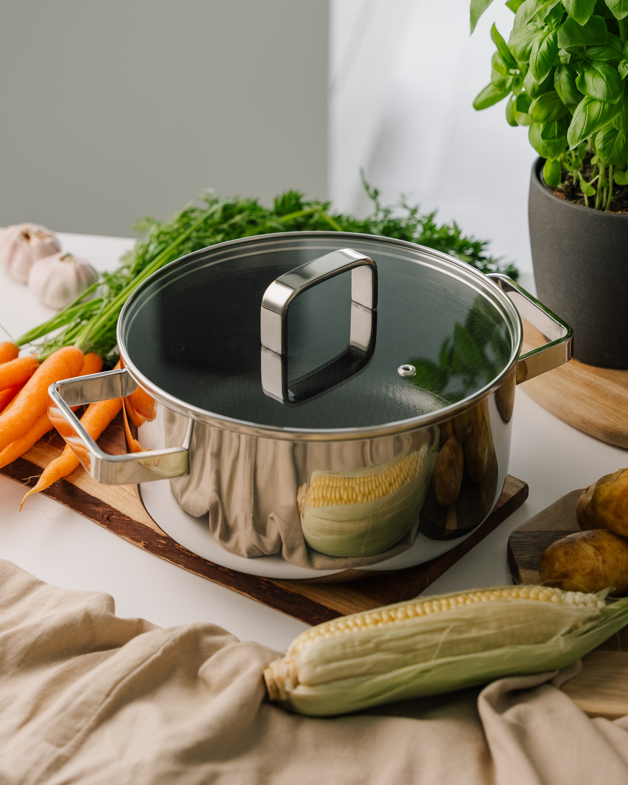 6-ply Fusion gryde 5,2 liter fra Qookware