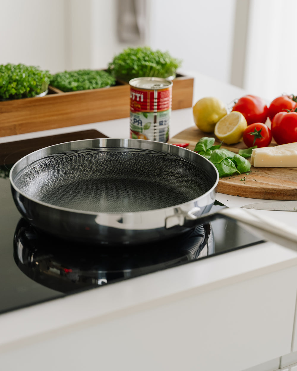 6-ply Fusion stegepande 24 cm fra Qookware
