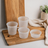 Deli containers – Opbevaringsbøtter med låg (60 stk.)