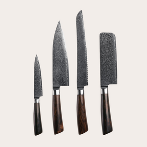 KnivSæt Allround Set Rose 4 Knive fra Qookware