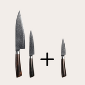 KnivSæt Starter Set Rose 2 Knive Og Urtekniv fra Qookware
