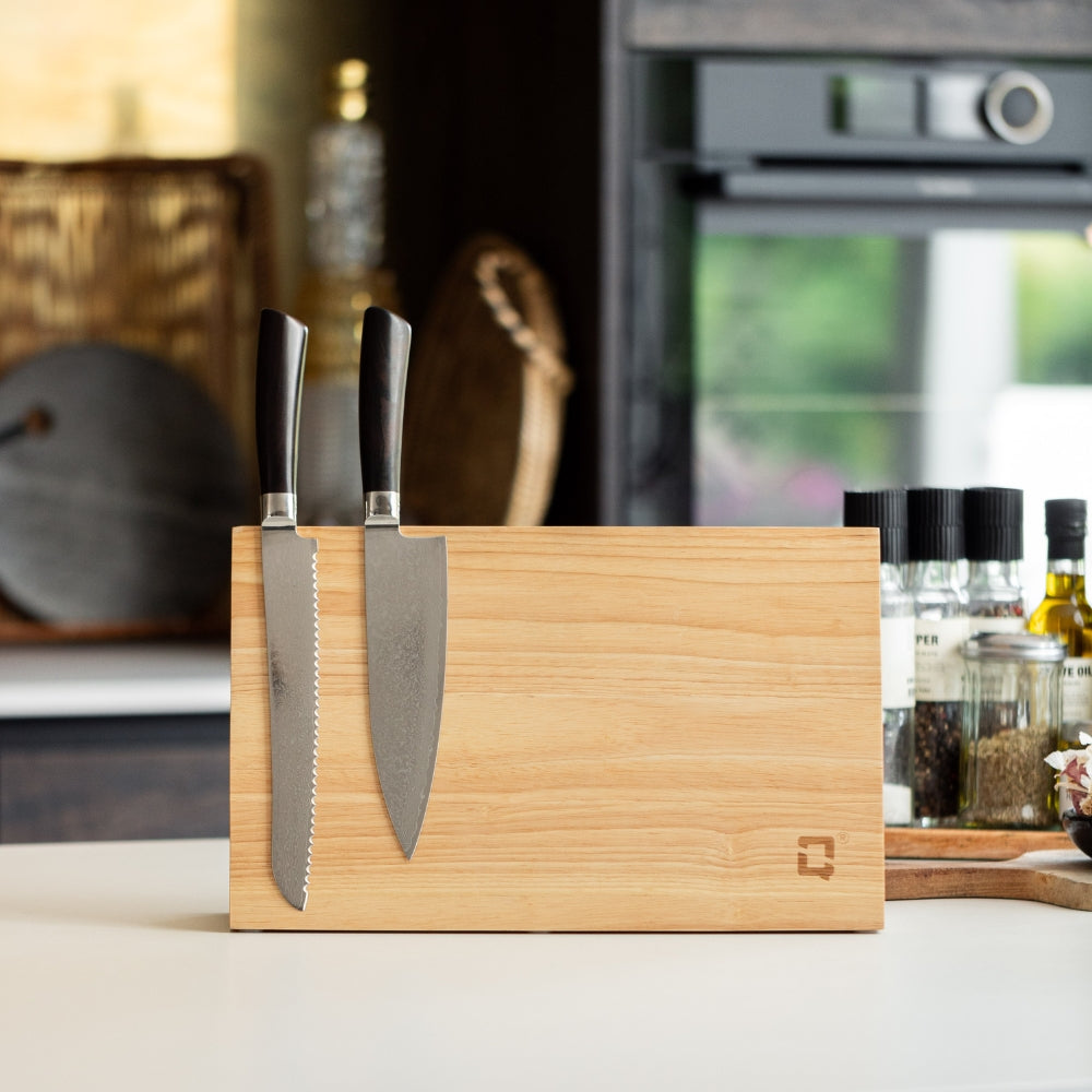 Knivholder I Egetræ fra Qookware