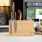 Knivholder I Egetræ fra Qookware