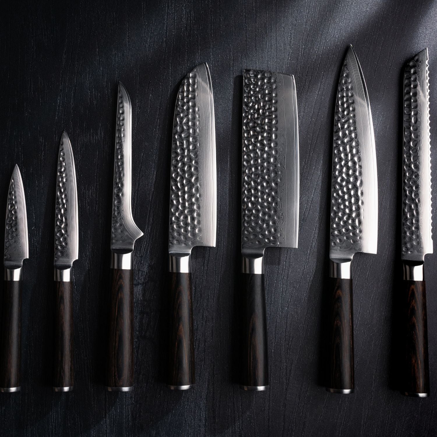 KnivSæt Complete Set Original 7 Knive fra Qookware