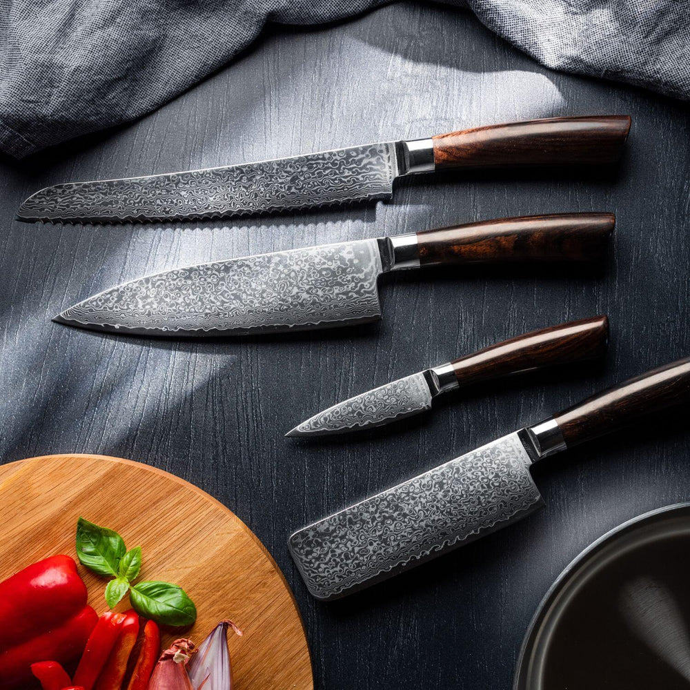 KnivSæt Rose Allround Set 4 Knive fra Qookware