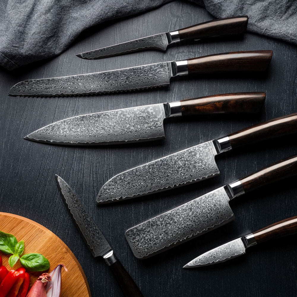 KnivSæt Rose Complete Set 7 Knive fra Qookware