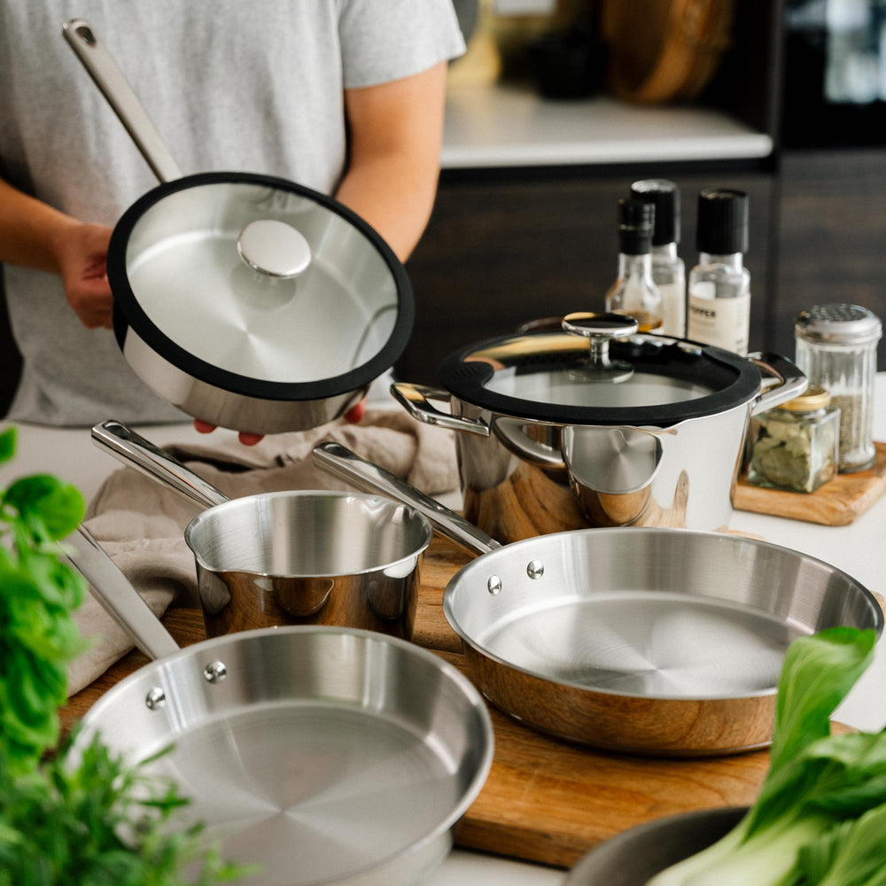 Rustfrit Sæt Complete Set fra Qookware