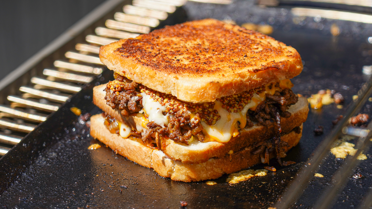 Cowboytoast med oksekød